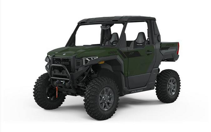 2024 Polaris XPEDITION XP Ultimate R/C - ARMY GREEN (OPEN CAB W/WINDSHIELD AND REAR PANEL ADD ONS)