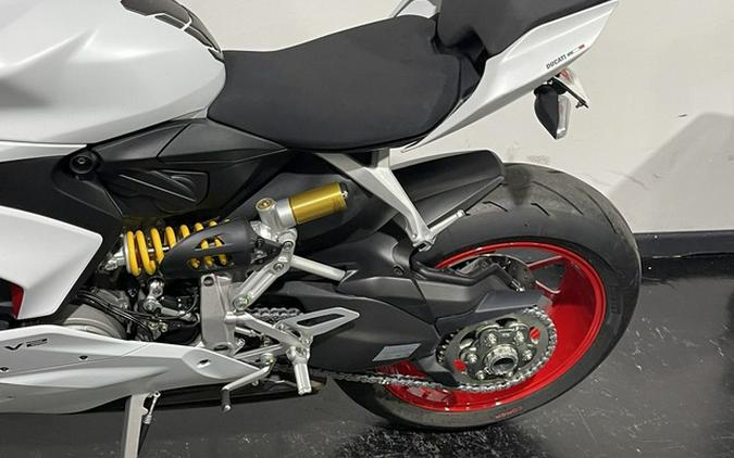 2023 Ducati Panigale V2 White Rosso Livery