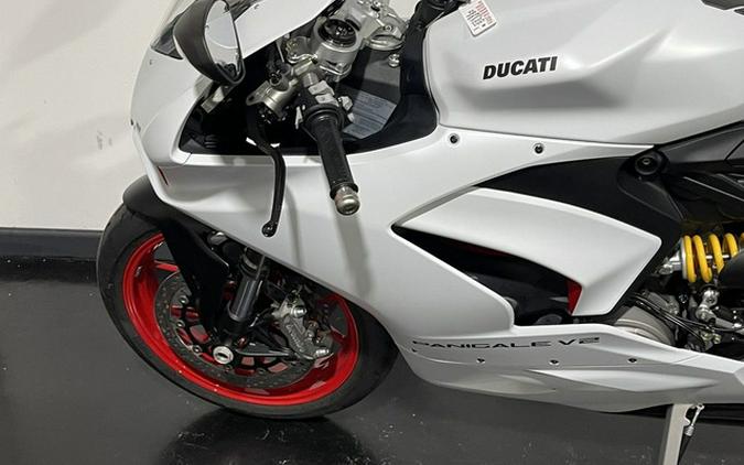 2023 Ducati Panigale V2 White Rosso Livery