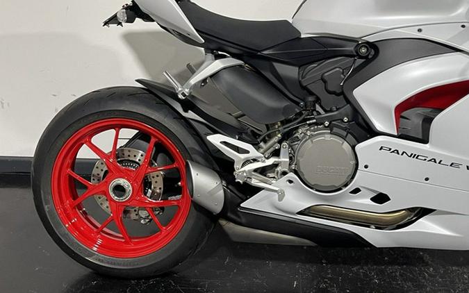2023 Ducati Panigale V2 White Rosso Livery