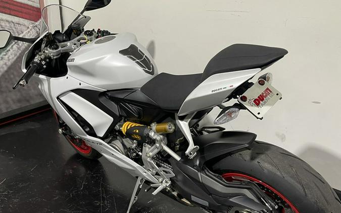 2023 Ducati Panigale V2 White Rosso Livery