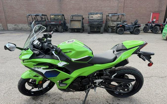 2026 Kawasaki Ninja 500 ABS Metallic Matte Twilight Blue