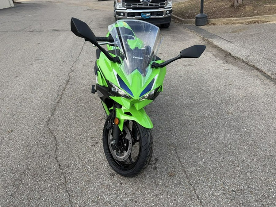 2026 Kawasaki Ninja 500 ABS Metallic Matte Twilight Blue