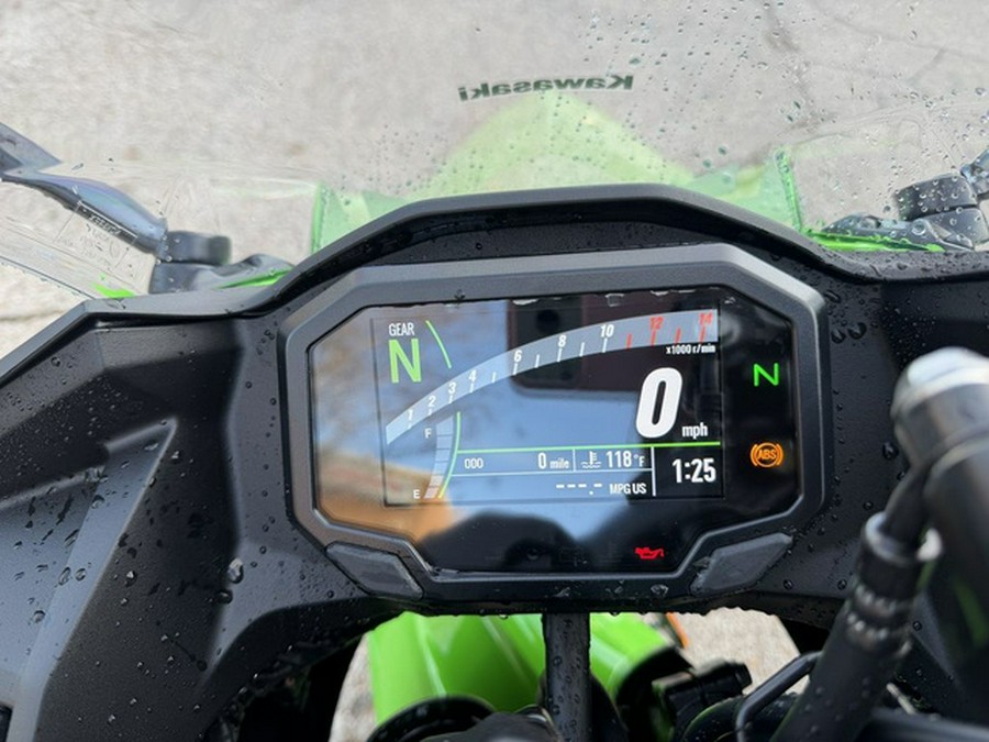 2026 Kawasaki Ninja 500 ABS Metallic Matte Twilight Blue