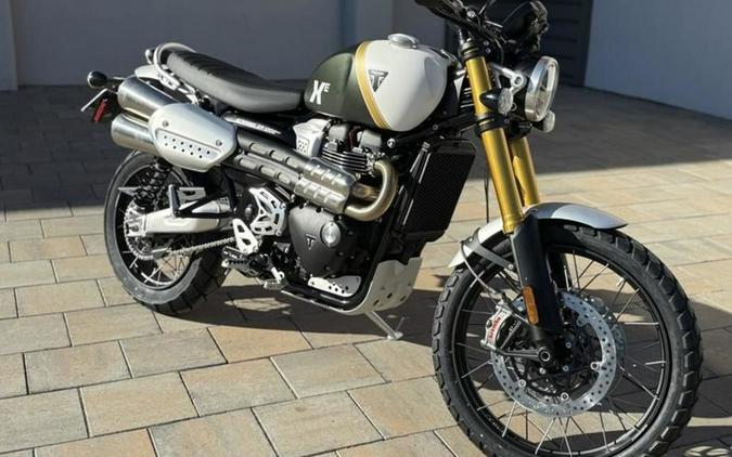 2026 Triumph Scrambler 1200 XE Matte khaki green