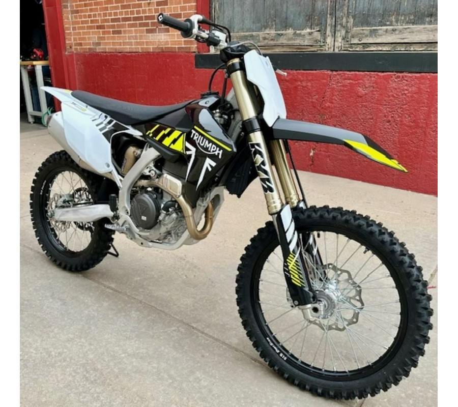 2024 Triumph TF 250-X Racing/Yellow/Black/White