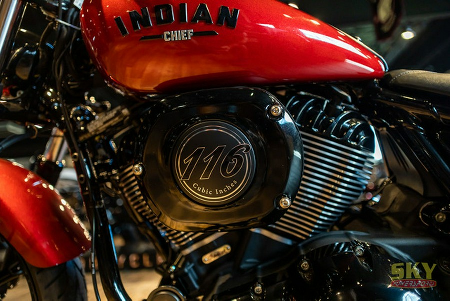 2024 Indian Chief Dark Horse Sunset Red Metallic