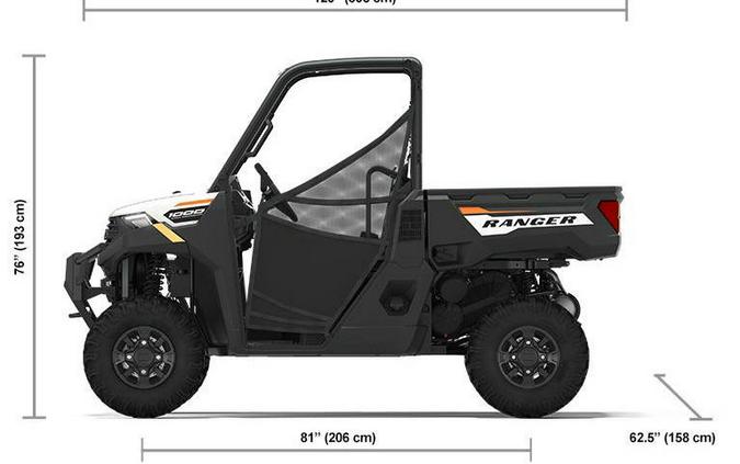 2023 Polaris Industries RANGER 1000 Premium White Lightning