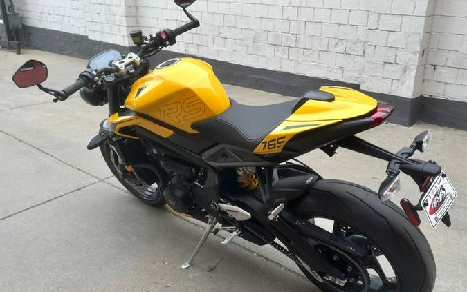 2024 Triumph Street Triple 765 RS Cosmic Yellow