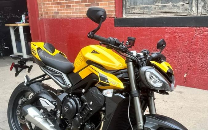 2024 Triumph Street Triple 765 RS Cosmic Yellow