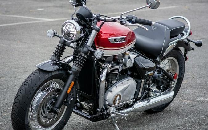 2026 Triumph Bonneville Speedmaster Carnival red