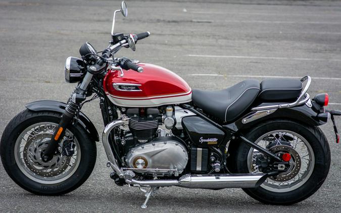 2026 Triumph Bonneville Speedmaster Carnival red