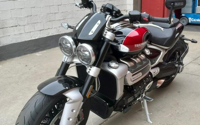 2024 Triumph Rocket 3 R Sapphire Black/Carnival Red/Silver Ice