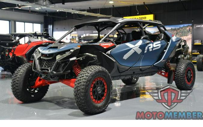 2025 Can-Am Maverick R Max X RS With Smart-Shox Dusty Navy & Legion Red