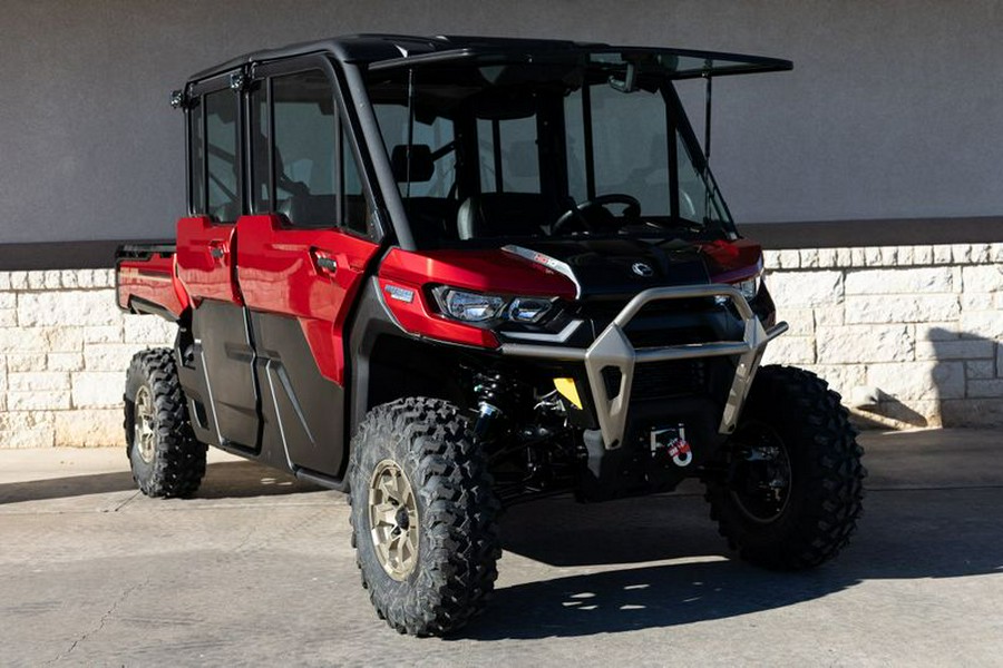 New 2024 CAN-AM DEFENDER MAX LIMITED HD10 FIERY RED