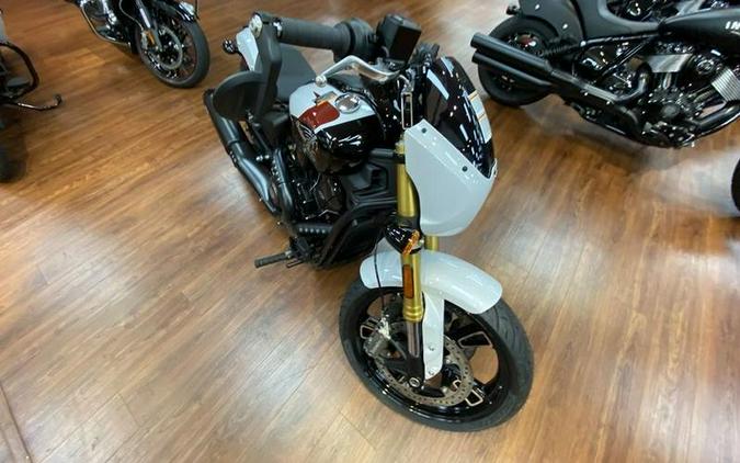 2025 Indian Motorcycle® 101 Scout® Ghost White Metallic with Graphics