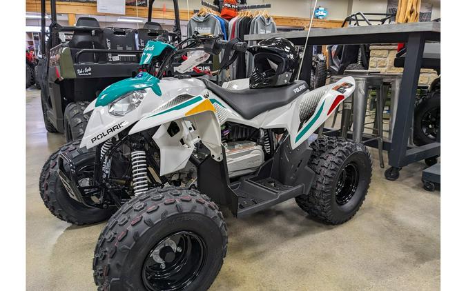 2024 Polaris Industries Outlaw® 110 EFI- White/ Rad Green