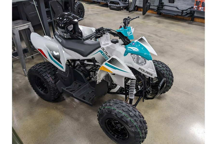 2024 Polaris Industries Outlaw® 110 EFI- White/ Rad Green