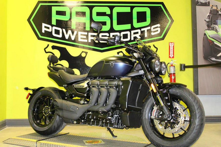2025 Triumph Rocket 3 Storm GT Matte Sapphire Black and Satin P