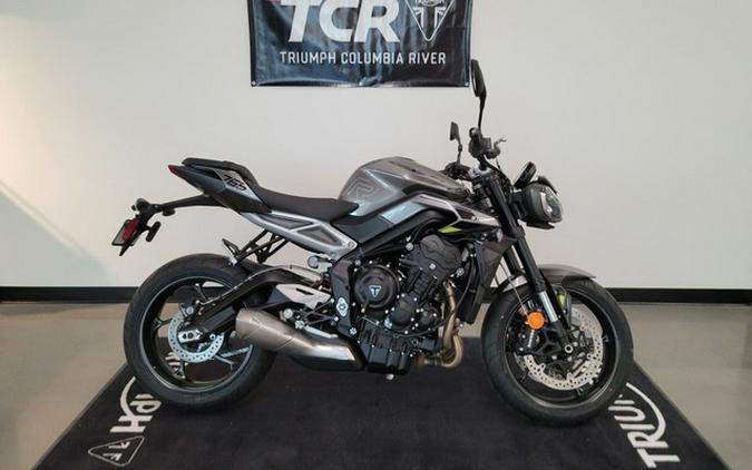 2024 Triumph Street Triple 765 R Silver Ice REET TRIPLE R