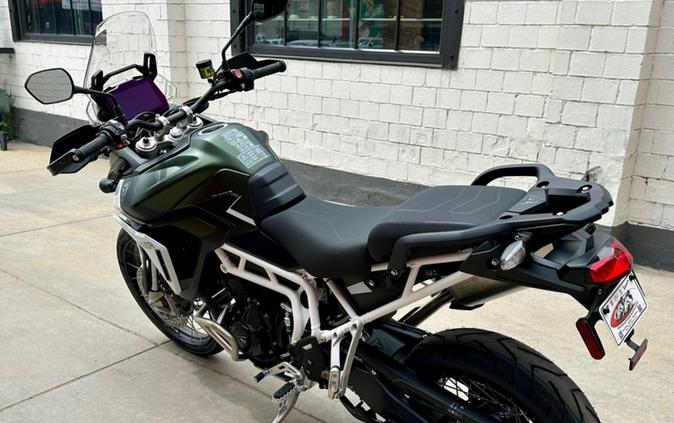 2024 Triumph Tiger 900 Rally Pro Matt Khaki Green / Matt Phantom Black