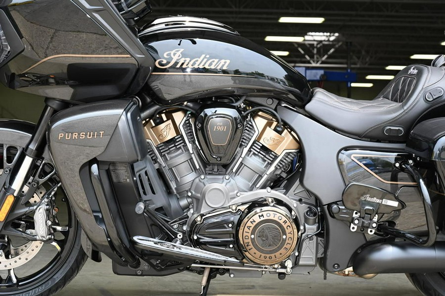 2023 Indian Motorcycle® Pursuit Elite Super Graphite M / Black M w/ SB Accents