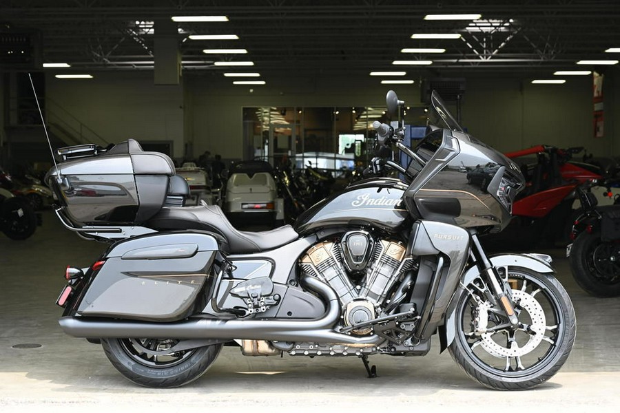 2023 Indian Motorcycle® Pursuit Elite Super Graphite M / Black M w/ SB Accents