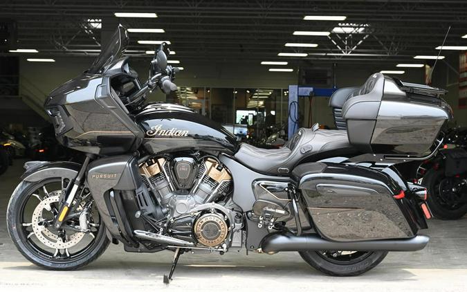 2023 Indian Motorcycle® Pursuit Elite Super Graphite M / Black M w/ SB Accents