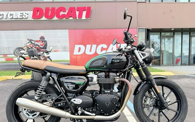 2024 Triumph Speed Twin 900 Competition GreenPhantom Black