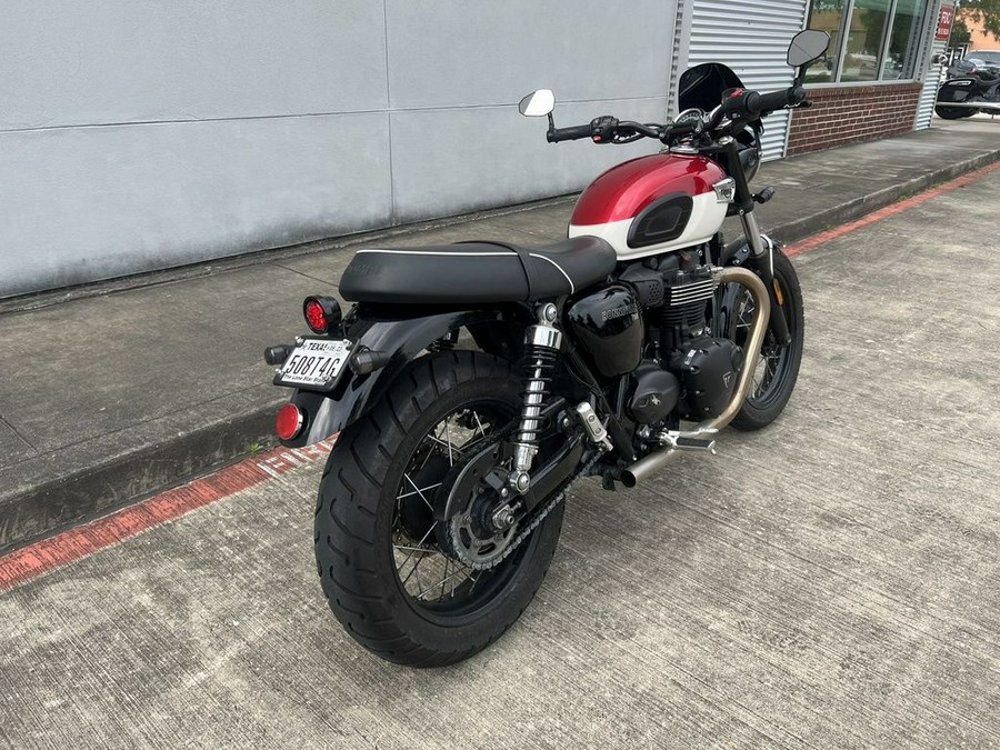 2022 Triumph Bonneville T100 Carnival Red/Fusion White