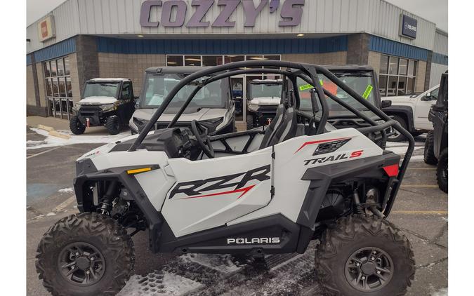 2023 Polaris Industries RZR Trail S 900 Sport White Lightning