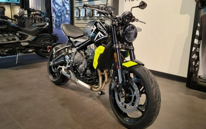 2024 Triumph Trident 660 Jet Black/Triumph Racing Yellow