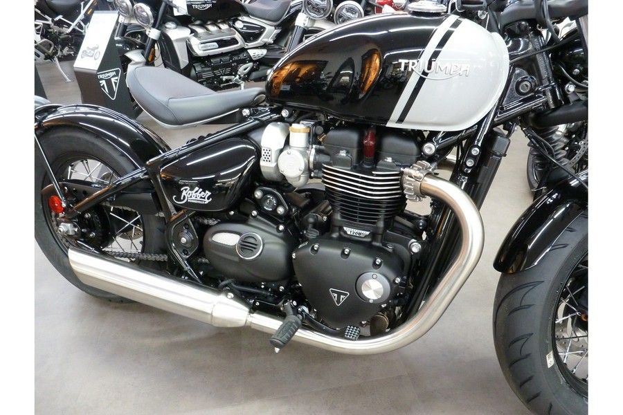 2024 Triumph Bonneville Bobber Jet Black/Ash Gray