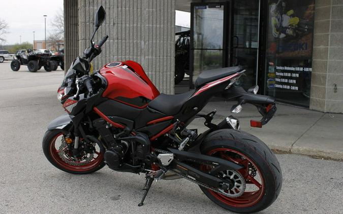 2024 Kawasaki Z900 ABS Candy Persimmon Red/Ebony