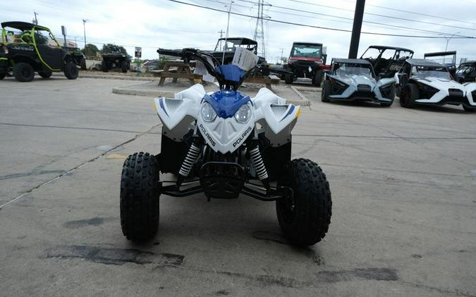 New 2025 POLARIS OUTLAW 110 EFI CA BRIGHT WHITE BLUE