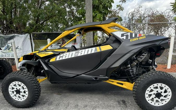 2024 Can-Am® Maverick R X RS with Smart-Shox Carbon Black & Neo Yellow