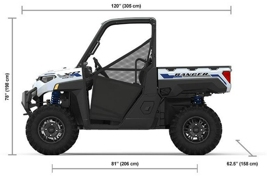 2023 Polaris Industries RANGER XP KINETIC PREMIUM ICY WHITE PEARL