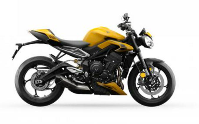 2024 Triumph Street Triple 765 RS Cosmic Yellow