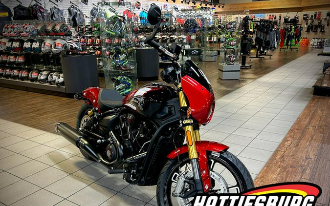 2025 Indian 101 Scout Sunset Red Metallic With Graphics