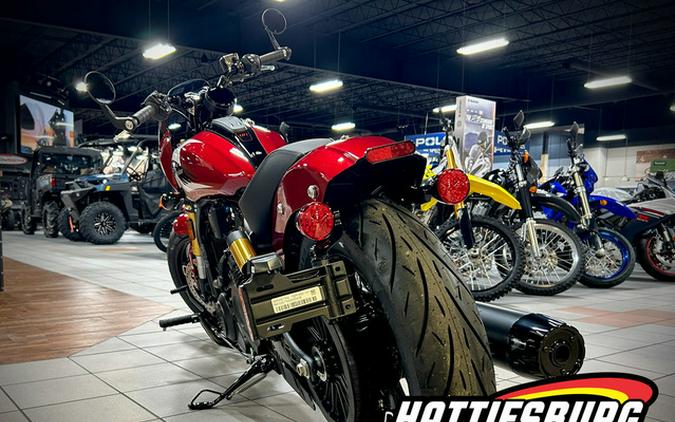 2025 Indian 101 Scout Sunset Red Metallic With Graphics