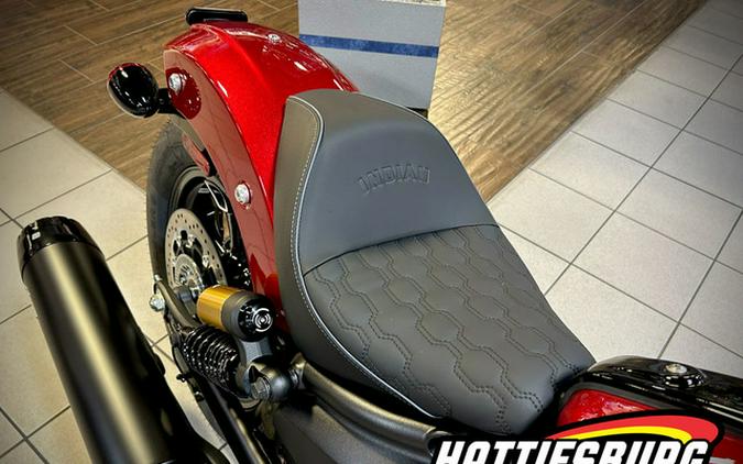 2025 Indian 101 Scout Sunset Red Metallic With Graphics