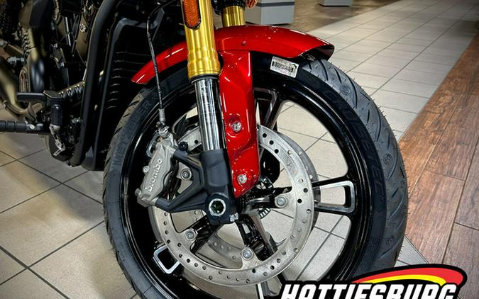 2025 Indian 101 Scout Sunset Red Metallic With Graphics