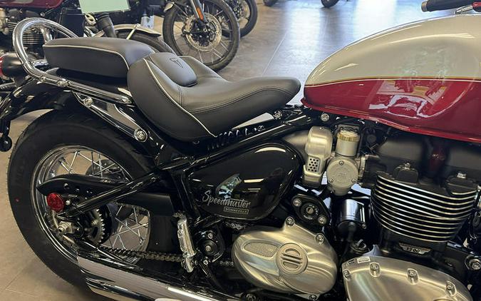 2025 Triumph Bonneville Speedmaster Snowdonia / Cranberry Red