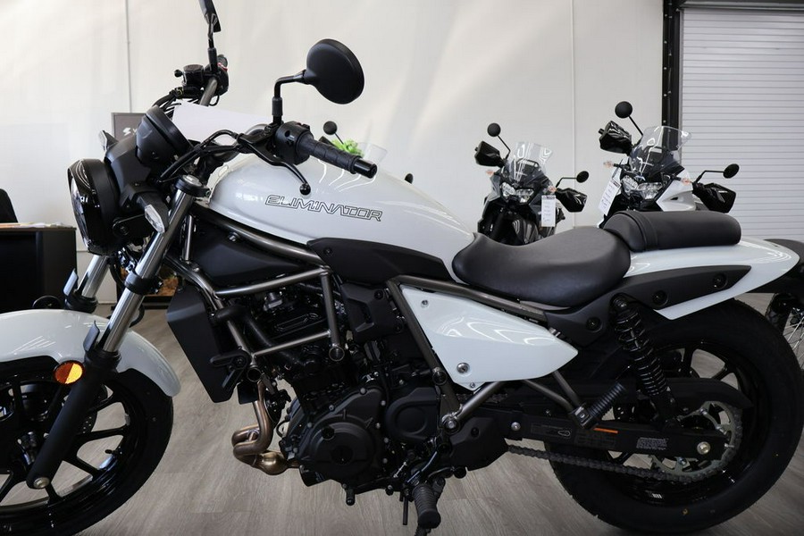 2024 Kawasaki Eliminator® Pearl Robotic White