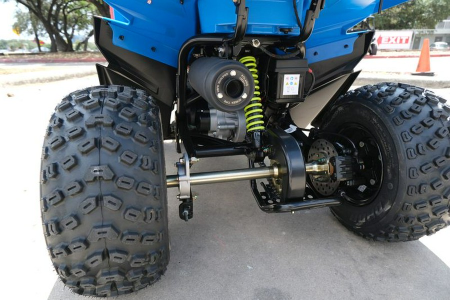 New 2025 POLARIS OUTLAW 70 EFI VELOCITY BLUE AND LIFTED LIME