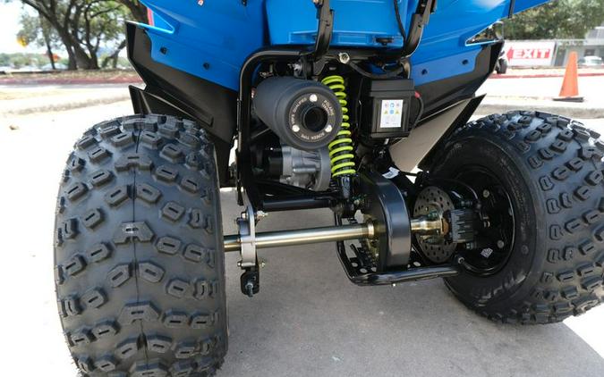 New 2025 POLARIS OUTLAW 70 EFI VELOCITY BLUE AND LIFTED LIME