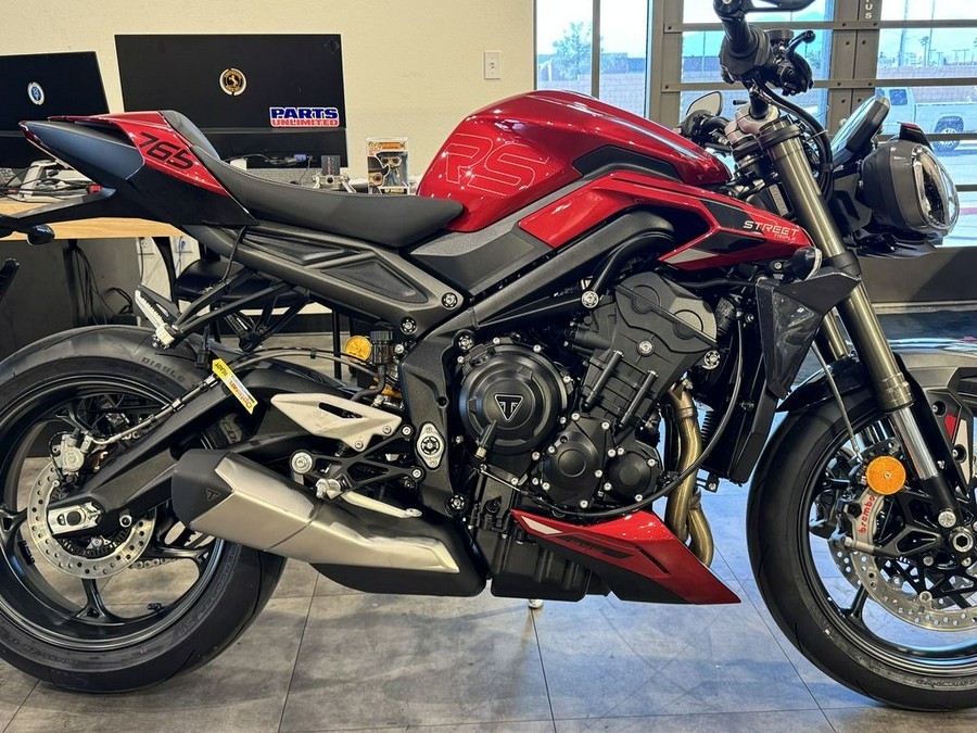 2025 Triumph Street Triple 765 RS Carnival Red