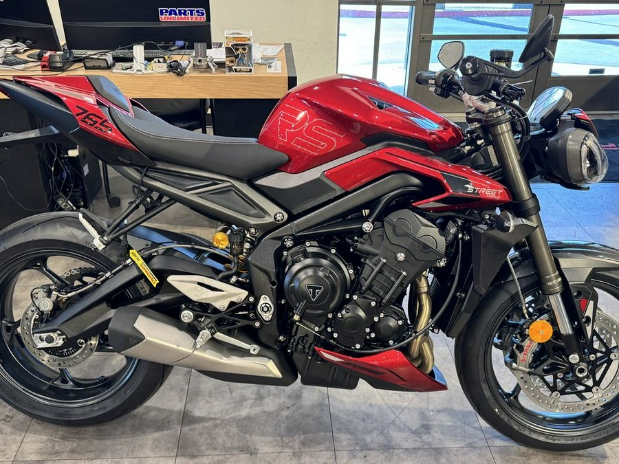 2025 Triumph Street Triple 765 RS Carnival Red