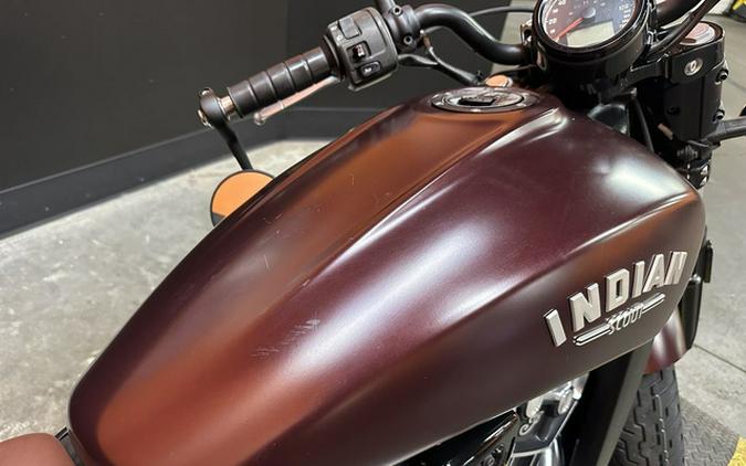 2022 Indian Scout Bobber ABS Maroon Metallic Smoke