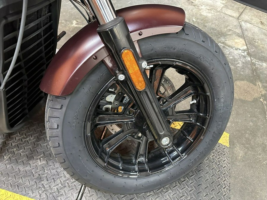 2022 Indian Scout Bobber ABS Maroon Metallic Smoke